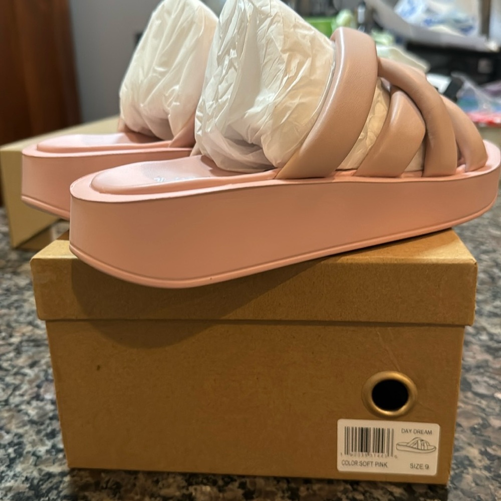 NIB Vintage Havana Women’s size 9 Day Dream sandals in pink